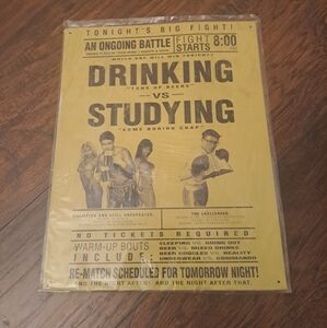 Yellow Humorous Sign